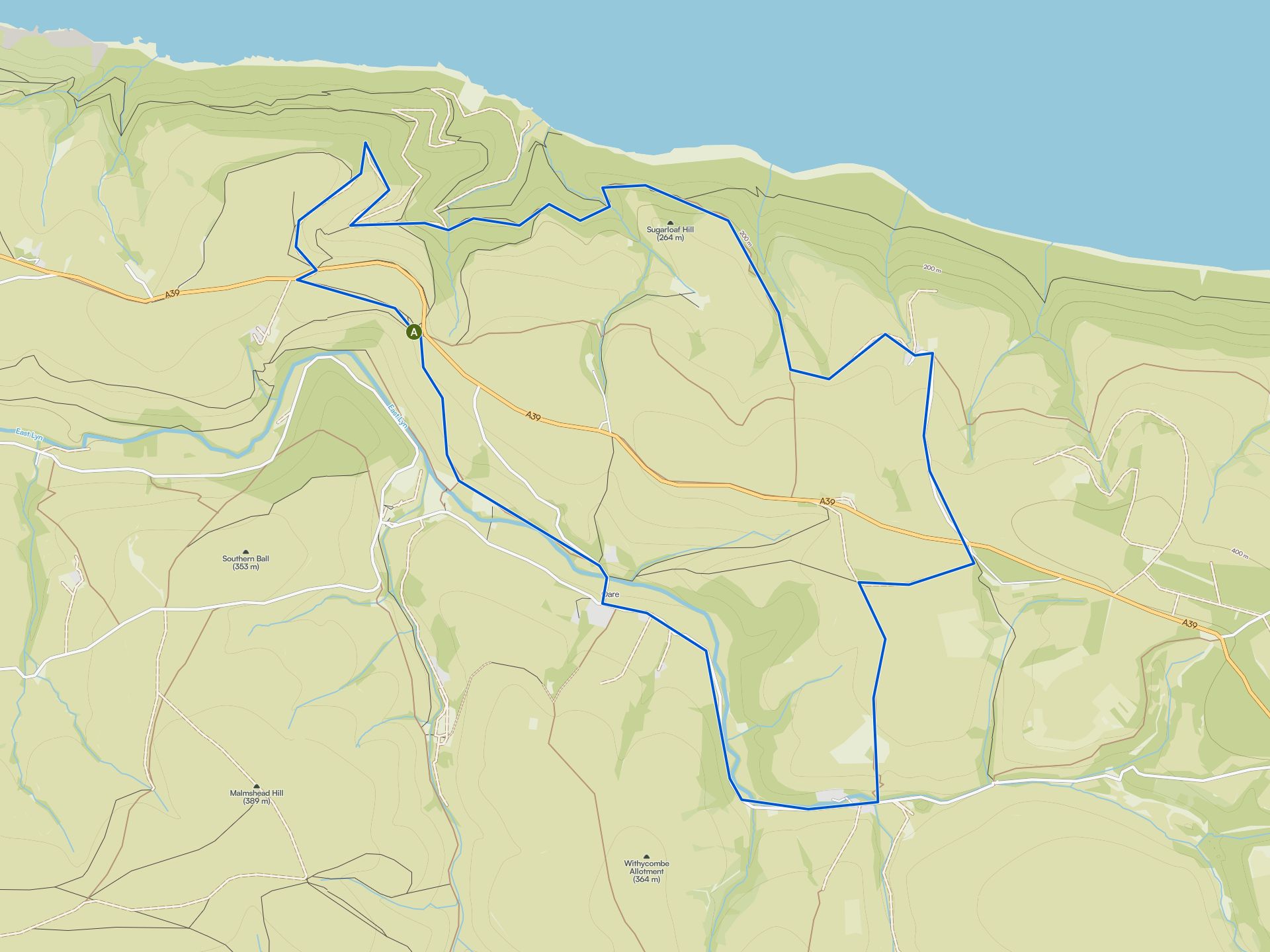 The best walks and hikes around Brendon And Countisbury | Komoot